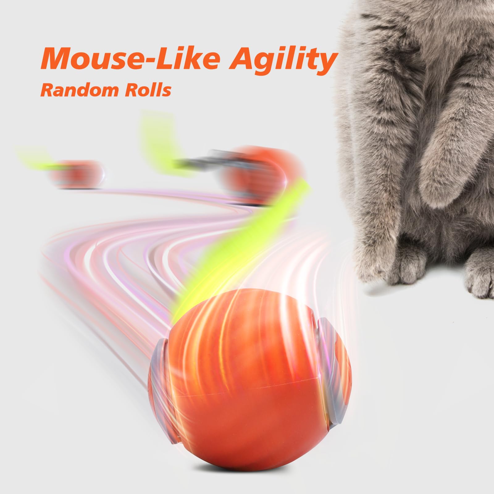 Cat Interactive Ball Toys Auto - Automatic Moving Dog Ball ulasan dan harga