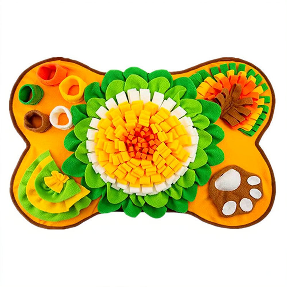 Bone Shape Dog Snuffle Mat Pet - Dog Puzzle Feeder Toy ulasan dan harga